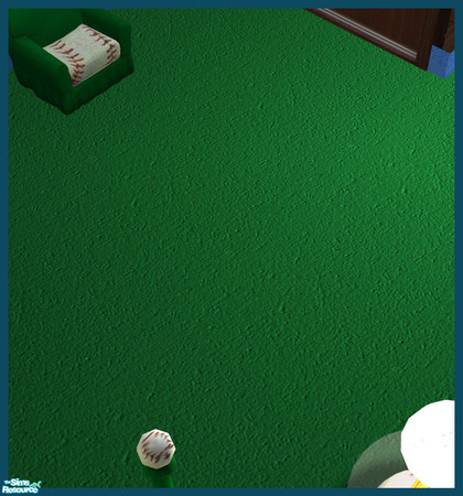 Sims 2 — Baseball Bedroom Sets - Floor Green by rebecah — Baseball Bedroom Sets - Floor Green