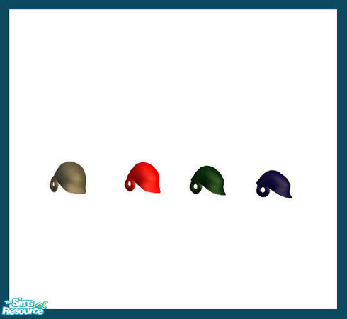 Sims 2 — Baseball Bedroom Sets - Baseball Helmet Sculpture by rebecah — Baseball Bedroom Sets - Baseball Helmet Sculpture