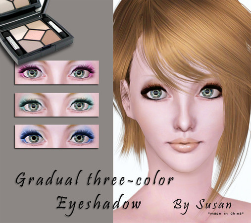 Sims 3 — Gradual Three-Color Eyeshadow by Susan372 — 