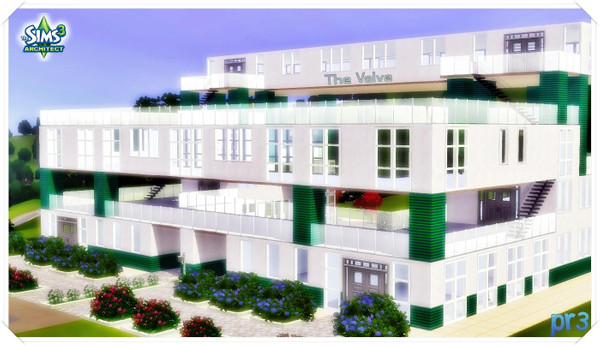 Sims 3 — The Valve by Preetom — A studio lot for your sims..Live in the modern house,which you can use as your