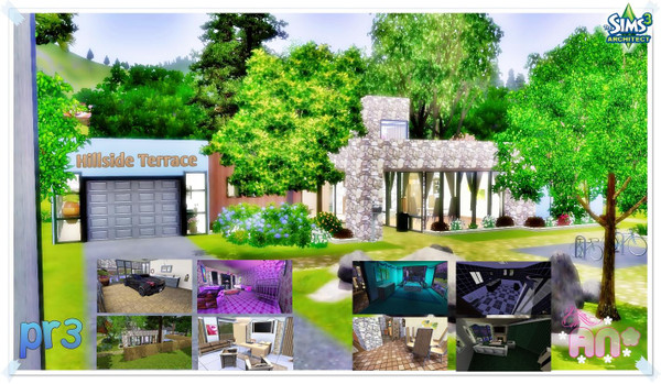 Sims 3 — Hillside Terrace by Preetom — A house for a newly married couple or a couple havig two child or toddlers :D :D