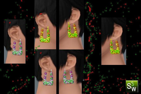 Sims 3 — mini-BOLL_Earrings by greenislove — No Description