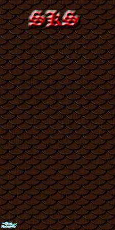 Sims 2 — Tudor Siding Set - Scallop shingles - Chocolate by 71robert13 — Chocolate scallop shingles Ideal for Tudor