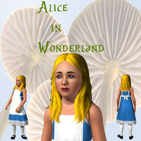 Sims 3 — Alice in Wonderland by jezebel_the_nun — This classic literary character comes to life in your Sims 3 game.