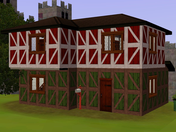 Sims 3 — 3 Merchants Lane by jetty — A Small House for a Poor Merchant. This lot will work best in my new world, 'The