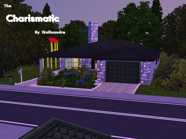 Sims 3 — The Charismatic by Galloandre — Though rather spacious, this home has no wasted space. It has a charming layout