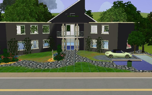 Sims 3 — ani modern house by greenislove — ani modern house