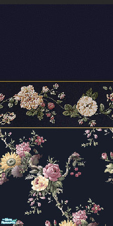 Sims 2 — Dark blue roses by Santario — Smart decoration of your drawing-room will remind old times, when all was sedate