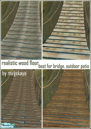 Sims 2 — Realistic wood floor set by mayskaya — This floor has transparent small holes, so it's best for realistic