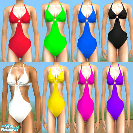 Sims 2 — Hot Swimsuits by Caryl — No mesh required