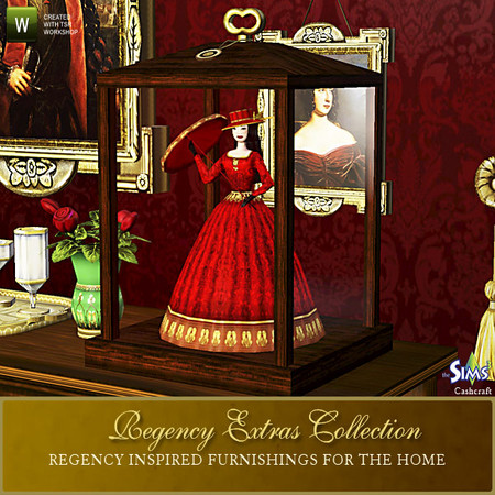 Sims 3 — Collectible Doll 001 by Cashcraft — A Victorian fashion doll, created by cashcraft,