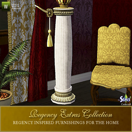 Sims 3 — Decorative Column by Cashcraft — A column is a great place to display a decorative object,