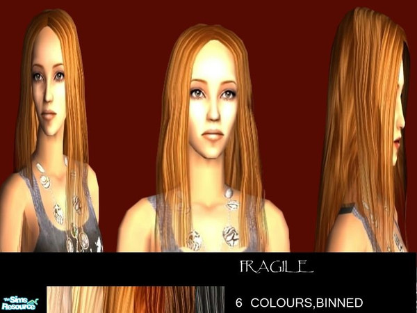 Sims 2 — Fragile by theangeliquemonte — There\'s unsufficent amount of cute curly hairstyles!So here\'s 6 binned