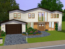 Sims 3 — Sylvia by piggybaby — Contemporary, 3BD, 2.5BA medium sized and medium priced home.