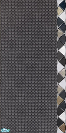 Sims 2 — Ocean - Black Wall03 by ayyuff — 