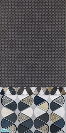 Sims 2 — Ocean - Black Wall06 by ayyuff — 