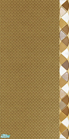 Sims 2 — Ocean - Brown Wall03 by ayyuff — 