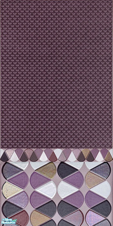 Sims 2 — Ocean - Purple Wall06 by ayyuff — 