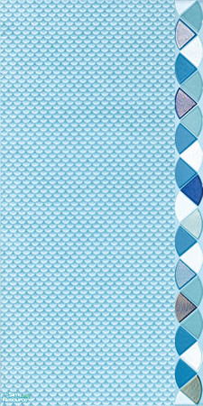 Sims 2 — Ocean - Turquoise Wall03 by ayyuff — 