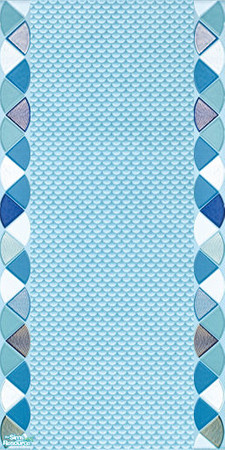 Sims 2 — Ocean - Turquoise Wall04 by ayyuff — 