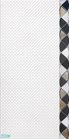 Sims 2 — Ocean - White&Black Wall02 by ayyuff — 