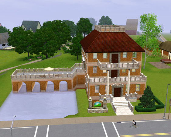 Sims 3 — Bridge Hotel sunset valley by Navek — a delux modern English establishment for concerning clientel, small 3