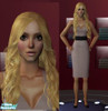 Sims 2 — Blonde Louboutin Lady by Chynaa-x — I dont know if the dress will work but the hair should as it doesnt need a