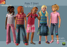 Sims 3 — girl child polo by lreveles18 — Polo T shirt for girl child