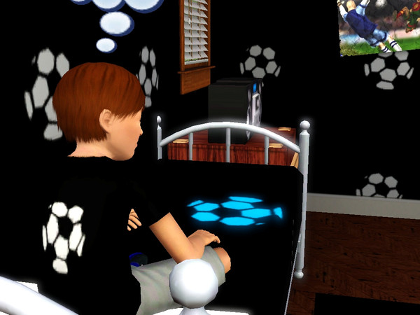 Sims 3 — Soccer Ball Print by Mchll0644 — A nice soccer ball print for your Sims that are obsessed with soccer/football.