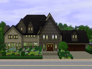 Sims 3 — Riverside Manor -NS by Kricketz — Fully furnished, bordering the river with enclosed grounds sits this stunning