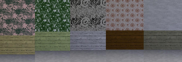 Sims 3 — Contemporary Wallpaper Set by TheNinthWave — Make a fashion statement with your walls!