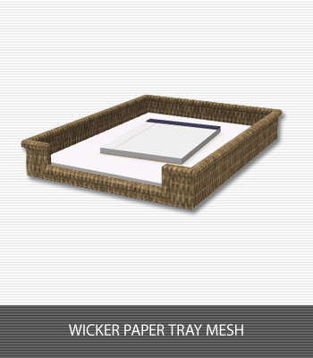 Sims 3 Paper Object The Sims Resource | Grace Office Paper Tray