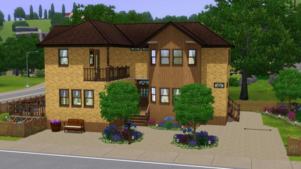 Sims 3 — Kellies - 2br, 1.5ba by Flexina — A nice family home with kitchen, dining and livingroom. Upstairs there is a