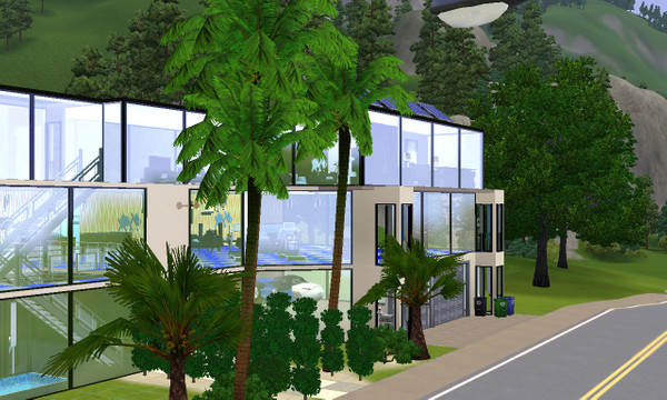 Sims 3 — Lofty Ambitions by ertt95 — my first lot with high end loft stuff is ultra modern and highly luxurious and costs