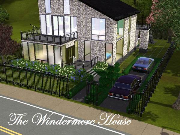 Sims 3 — The Windermere by Abby_12345 — Reserved for the more wealthy of sims in Twinbrook, this modern two-story home is