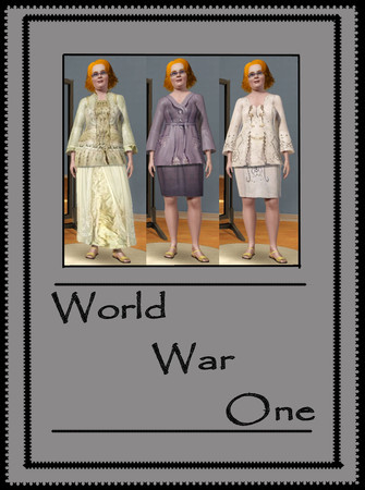 Sims 3 — The Vintage Collection : World War One  by makreel — WW1 fashion 