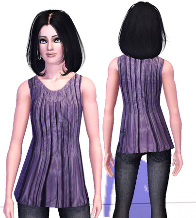 Sims 3 — In the Sunset by Frozen and Iced — New tunic with edited mesh and texture. Enjoy!