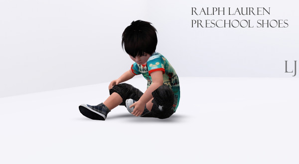 Sims 3 — Ralph Lauren Shoes for Toddler by LJgaming — Preschool footwear in style from Ralph Lauren for little girls and