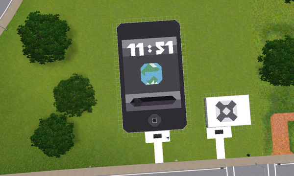 Sims 3 — iPod Touch House by ertt95 — an ipod touch as a house: i guess you could call it the ihouse!