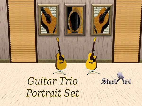 Sims 3 — GuitarTrio Painting1 by stori_64 — GuitarTrio Painting1