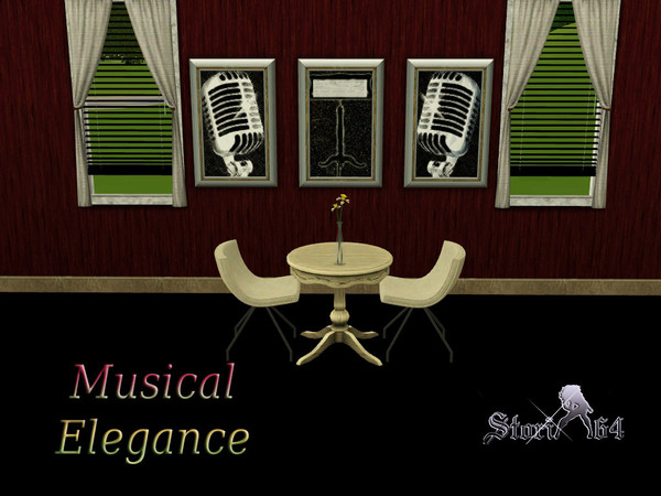 Sims 3 — Musical ElegancePainting1 of 3 by stori_64 — Musical ElegancePainting1 of 3