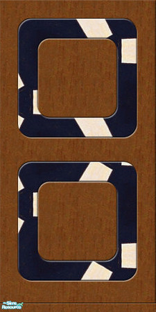 Sims 2 — Retro wood panels by earthgirluk03 — Retro wood panels, inlaid with retro fabric..groovy! - earthgirluk03