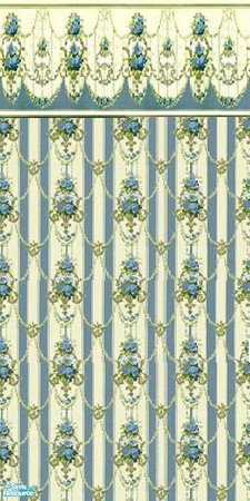 Sims 2 — VictorianGreenWall by The_Unicorn — -