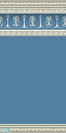 Sims 2 — BlueFormalWall by The_Unicorn — -