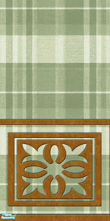 Sims 2 — Tartan Panel by earthgirluk03 — Tartan wallpaper, and wood paneling - earthgirluk03
