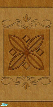 Sims 2 — Wood paneling - frame by earthgirluk03 — Wood paneling - frame - earthgirluk03