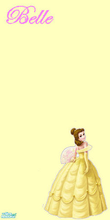 Sims 2 — Belle Wall by heatherskidsern — Belle Wall. Part of the Princess Collection by Heather.