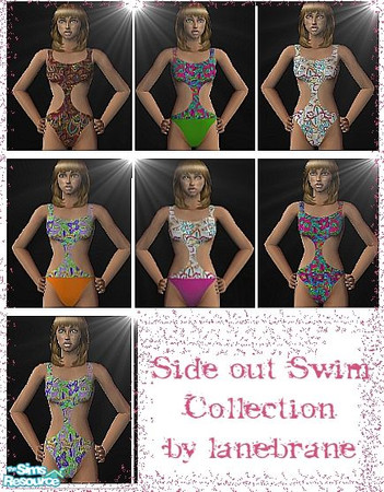 Sims 2 — Side out Swim Collection by Lanebran — Enjoy:)