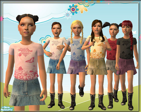 Sims 2 — SO_Kids_002 by Sophel21 — outfits for your little girls :) REQ. no mesh or EP