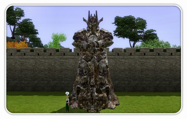 Sims 3 — Thor Statue by moschino_K — Large Sculpture